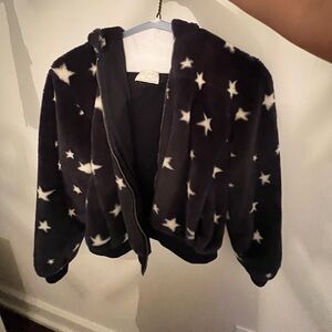 Z-Supply fluffy star zip up